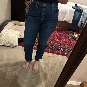 Good American Good Curve Straight Cashmere Jean